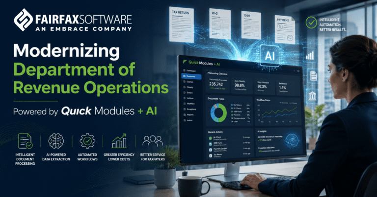 Read more about the article How Quick Modules + AI is Modernizing Department of Revenue Operations